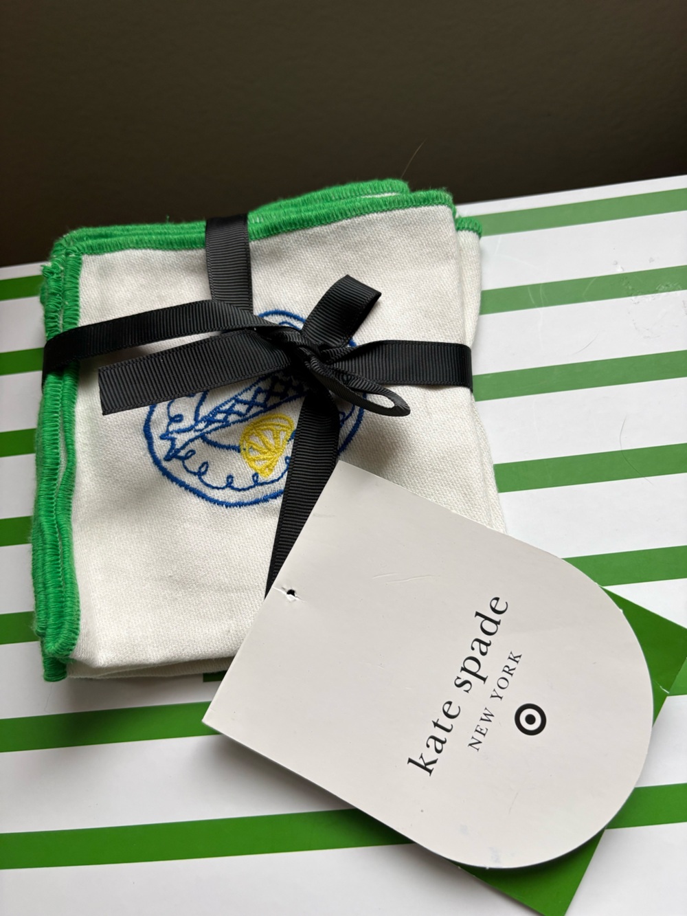 kate spade for Target Embroidered Cocktail Napkins